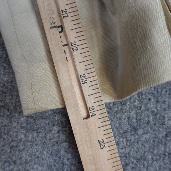 Faconnable Sport Coat 40R Beige Solid 100% Linen 3 Button Half Lined - Picture 9 of 11